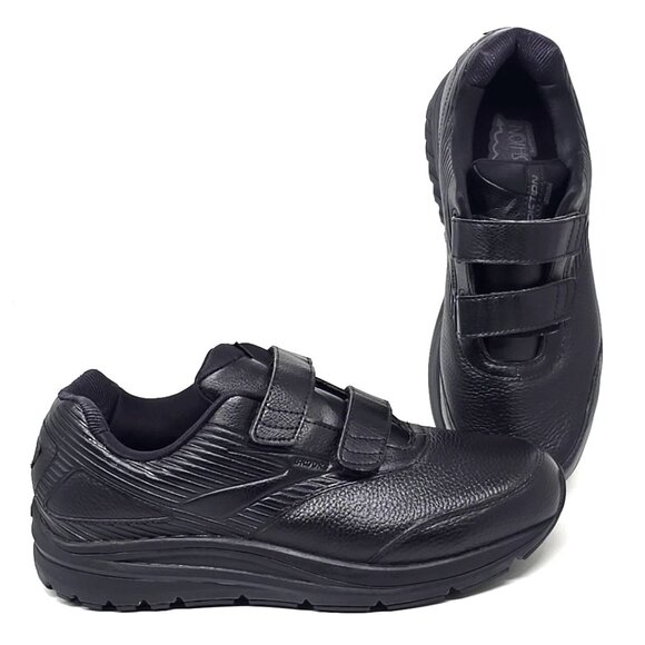Brooks Addiction Walker V-Strap 2 Black Walking Shoe Women's Size 12D Wide - Picture 1 of 12